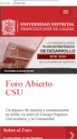 Mobile Screenshot of forocsu.udistrital.edu.co