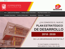 Tablet Screenshot of forocsu.udistrital.edu.co